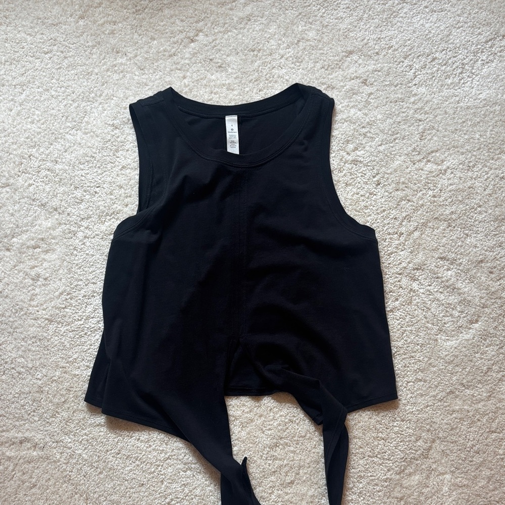 Lululemon Athletica Classic Black Tank Top